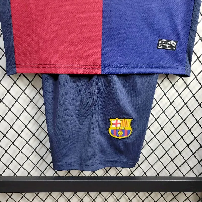 199d2dd3e2f6a87adfeefd14e4921791.webp Kids Barcelona 2024/25 Home Kit - Image 2