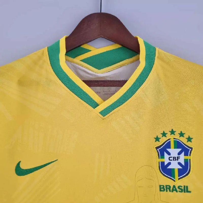1bdfaa2c015d867d.jpg Mens Brazil 2022 Special Jersey - Yellow - Image 4