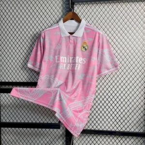 Mens Real Madrid 2023/24 Pink Dragon Special Edition Jersey