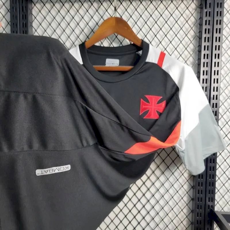 2023051904010583.jpg Mens Vasco Da Gama 2023/24 Pre-Match Jersey Black - Image 5