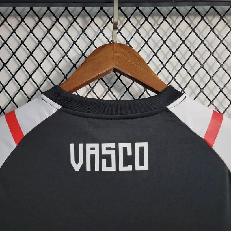 2023051904010864.jpg Mens Vasco Da Gama 2023/24 Pre-Match Jersey Black - Image 6