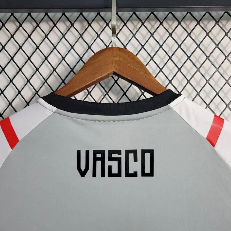2023051904022917.jpg Mens Vasco Da Gama 2023/24 Pre-Match Jersey Grey - Image 4