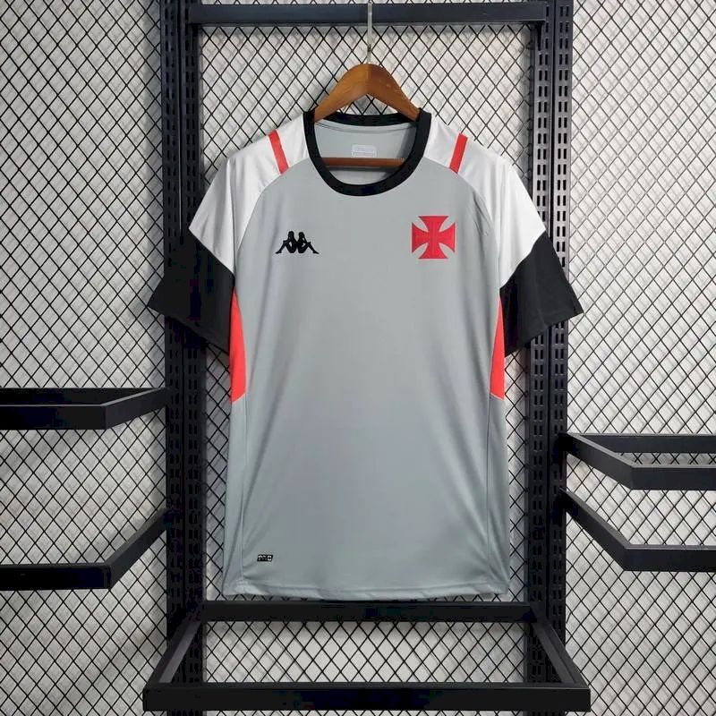 2023051904023396.jpg Mens Vasco Da Gama 2023/24 Pre-Match Jersey Grey - Image 2