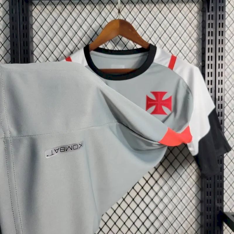 2023051904023674.jpg Mens Vasco Da Gama 2023/24 Pre-Match Jersey Grey - Image 5
