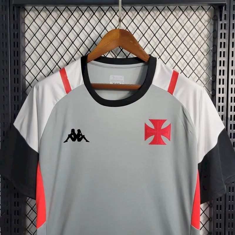 2023051904025199.jpg Mens Vasco Da Gama 2023/24 Pre-Match Jersey Grey - Image 8