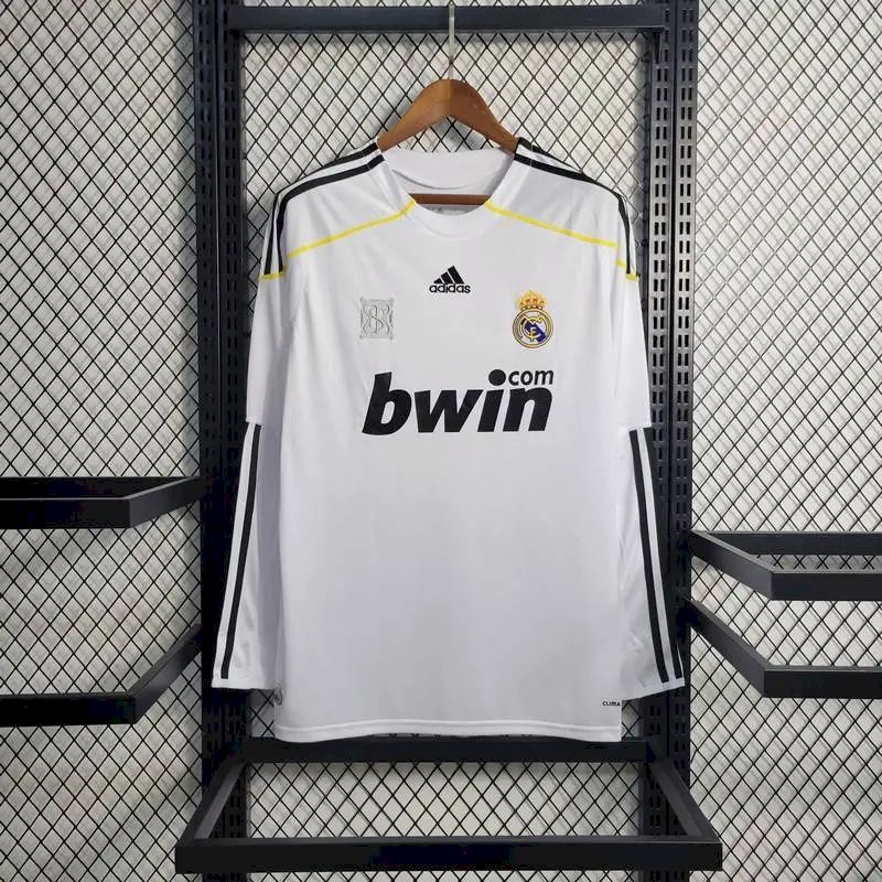 Retro Real Madrid 2009/10 Home Long Sleeve Jersey
