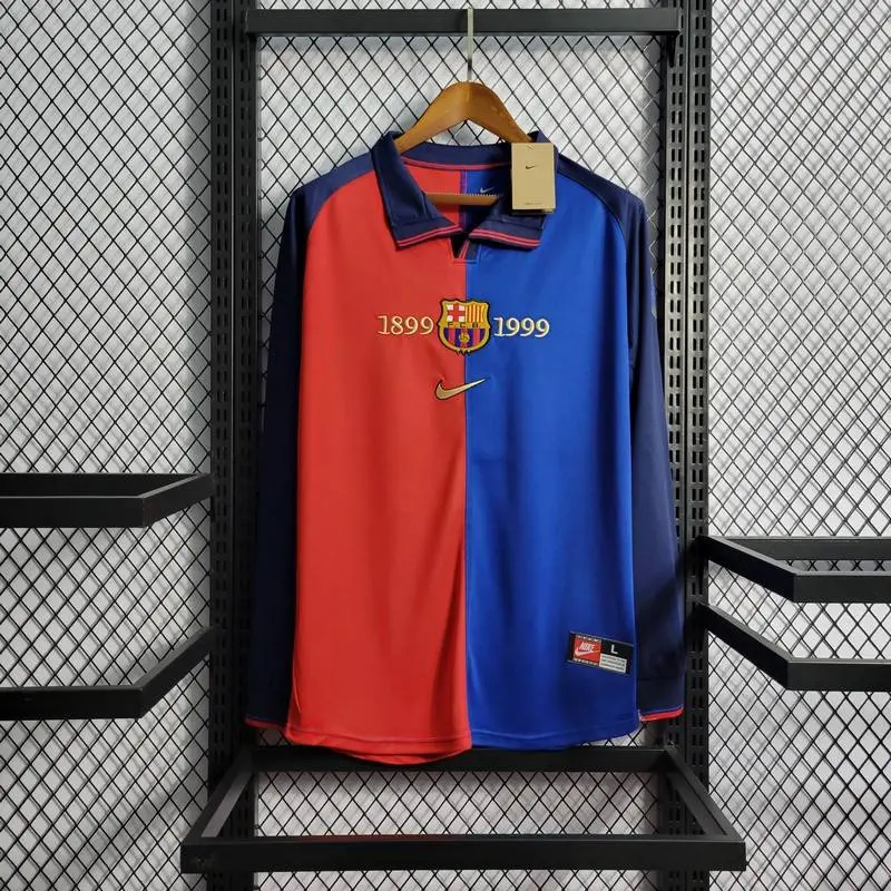 2023053012062695.webp Retro Barcelona 1899/1999 100th Anniversary Edition Long Sleeve Jersey - Image 1