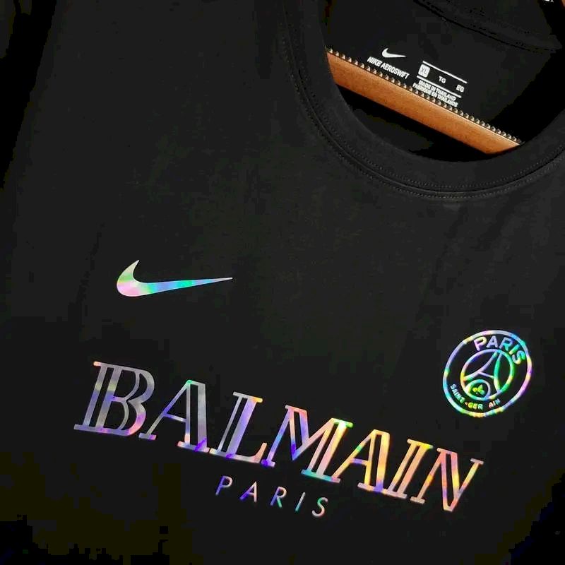 2023060712514221.jpg Mens Paris Saint-Germain 2023/24 Balmain Pre-Match Jersey - Image 4