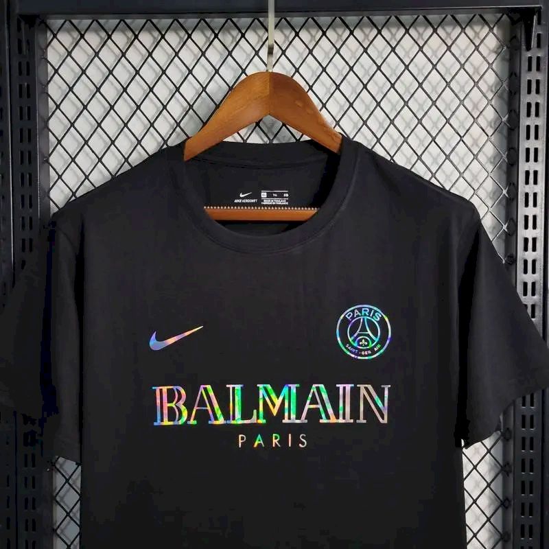 2023060712514541.jpg Mens Paris Saint-Germain 2023/24 Balmain Pre-Match Jersey - Image 5