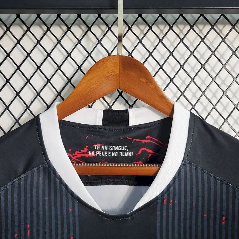 2023061011254536.jpg Mens Corinthians 2023/24 Pre-Match Jersey Black - Image 4