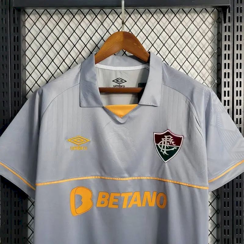 2023062115322986.jpg Mens Fluminense 2023/24 Pre-Match Jersey Grey - Image 7