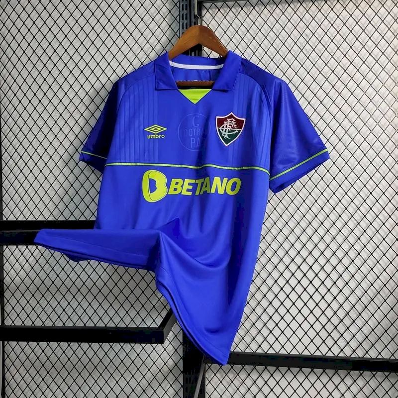 2023062115403660.jpg Mens Fluminense 2023/24 Pre-Match Jersey Blue - Image 1