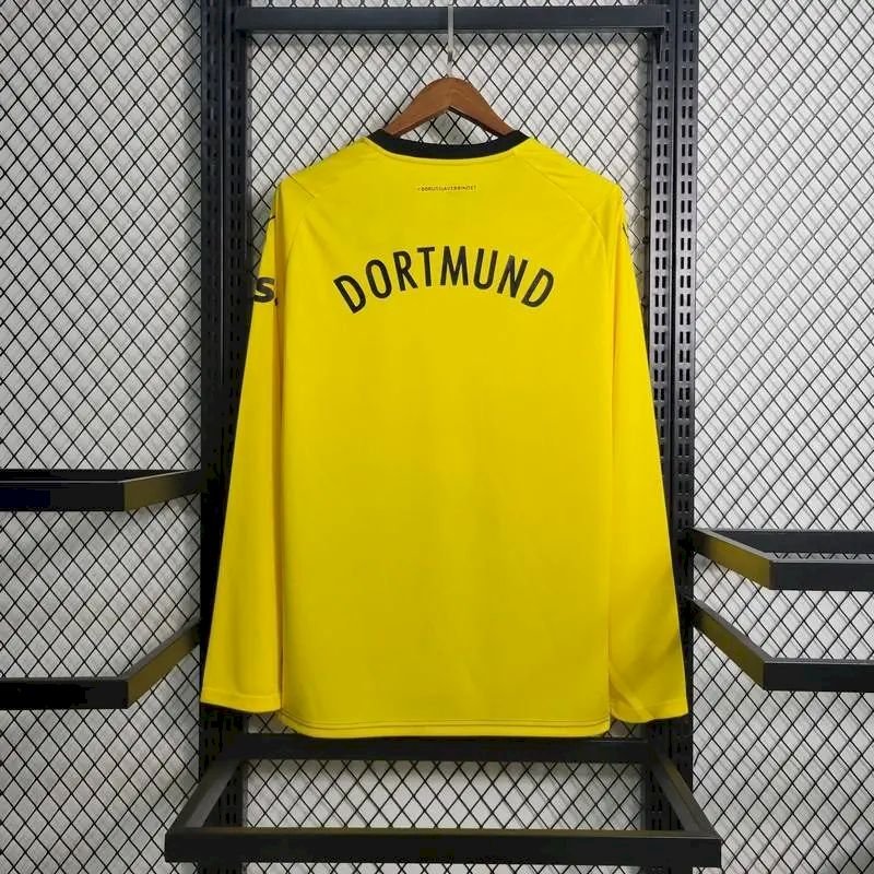 2023070819280743.jpg Mens Borussia Dortmund 2023/24 Home Long Sleeve Jersey - Image 8
