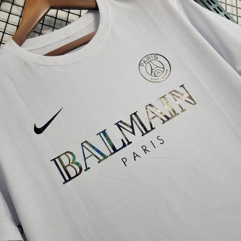 2023070819463745.jpg Mens Paris Saint-Germain 2023/24 Balmain Pre-Match Jersey - Image 6