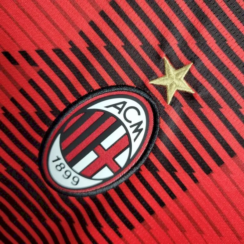 2023071809254254.jpg Mens AC Milan 2023/24 Home Long Sleeve Jersey - Image 4