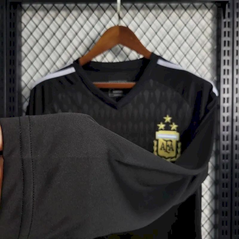 2023071809493870.jpg Mens Argentina 2023/24 Black Long Sleeve Jersey - Image 10