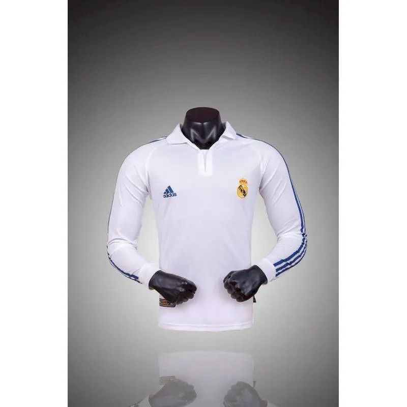 2023100510450035.jpg Retro Real Madrid 2001/02 Home Long Sleeve Jersey - Image 1