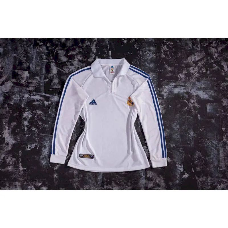 2023100510450771.jpg Retro Real Madrid 2001/02 Home Long Sleeve Jersey - Image 2