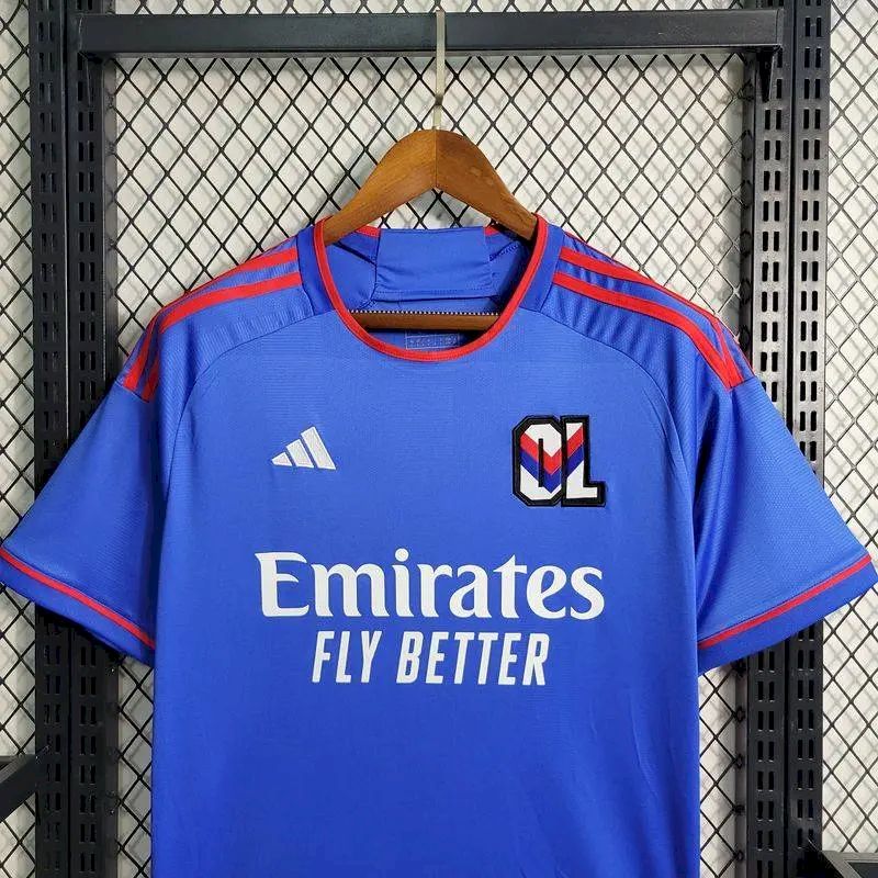 2023100605574255.jpg Mens Olympique Lyonnais 2024/25 Retro Blue Jersey - Image 8