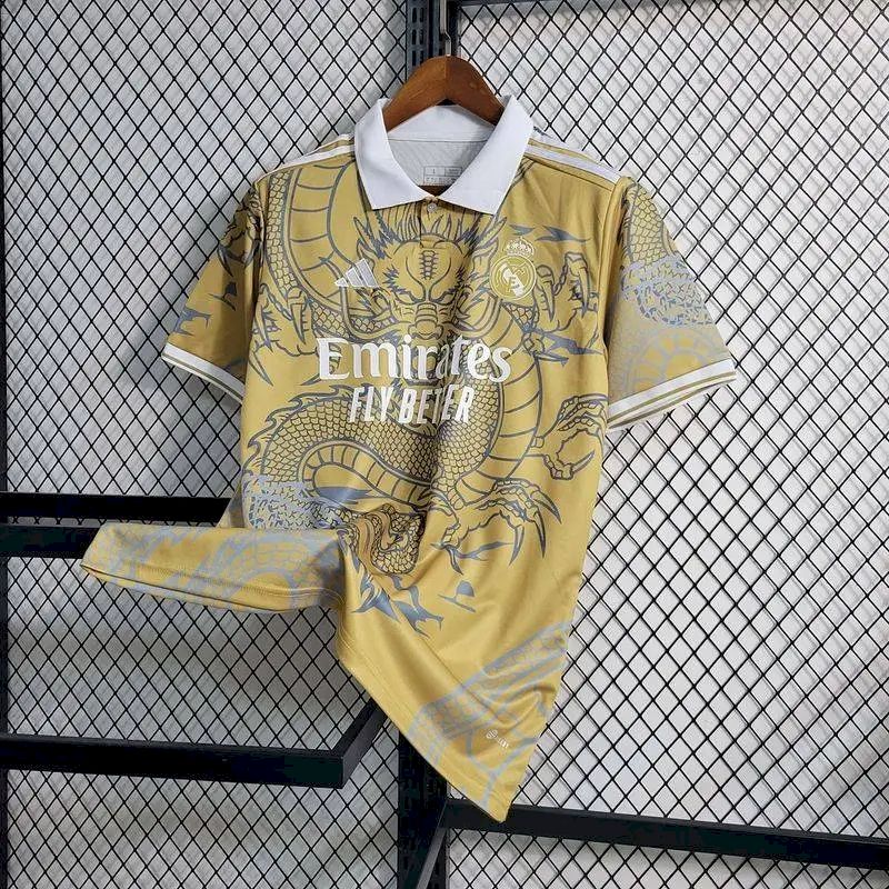 2023101016235772.jpg Mens Real Madrid 2023/24 Yellow Dragon Special Edition Jersey - Image 1