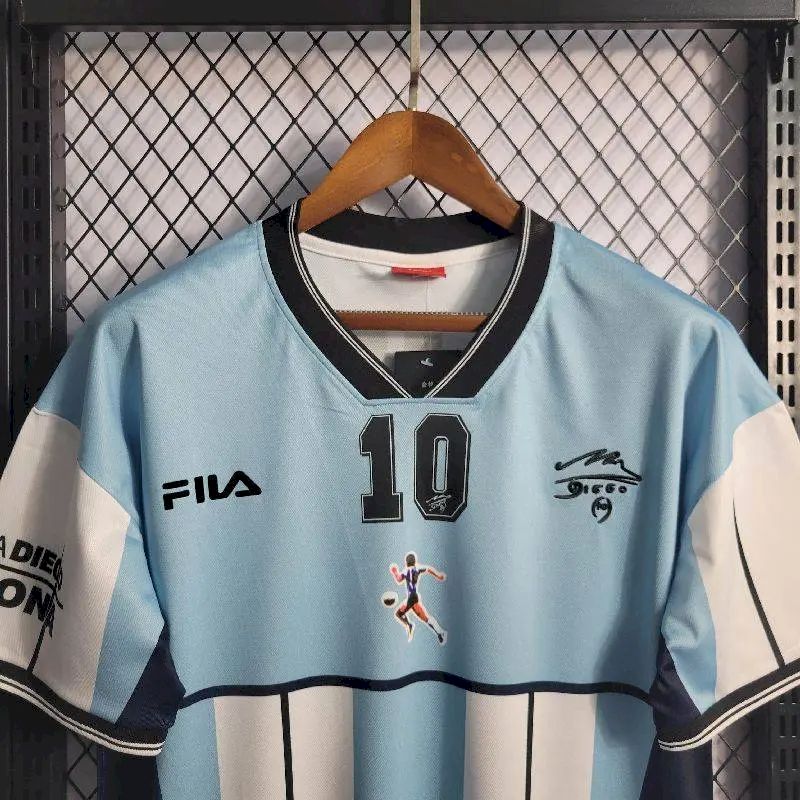 2024022320140276.jpg Retro Argentina 2010 Maradona Retirement Commemorative Edition Jersey - Image 5