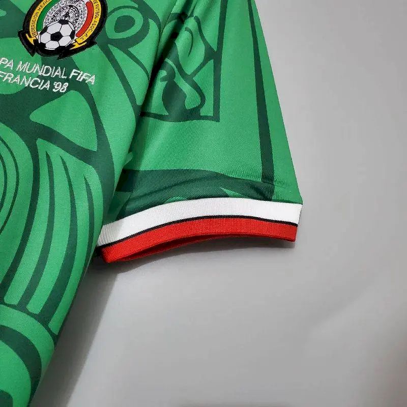 2024022320252446.jpg Retro Mexico 1998 Home Jersey - Image 5