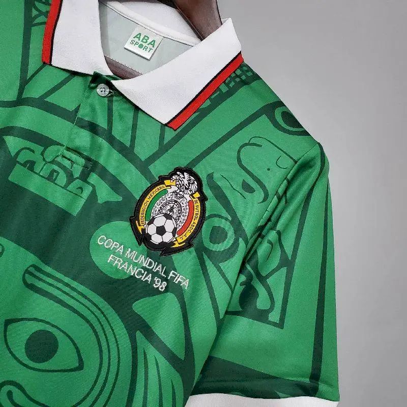 2024022320252915.jpg Retro Mexico 1998 Home Jersey - Image 3