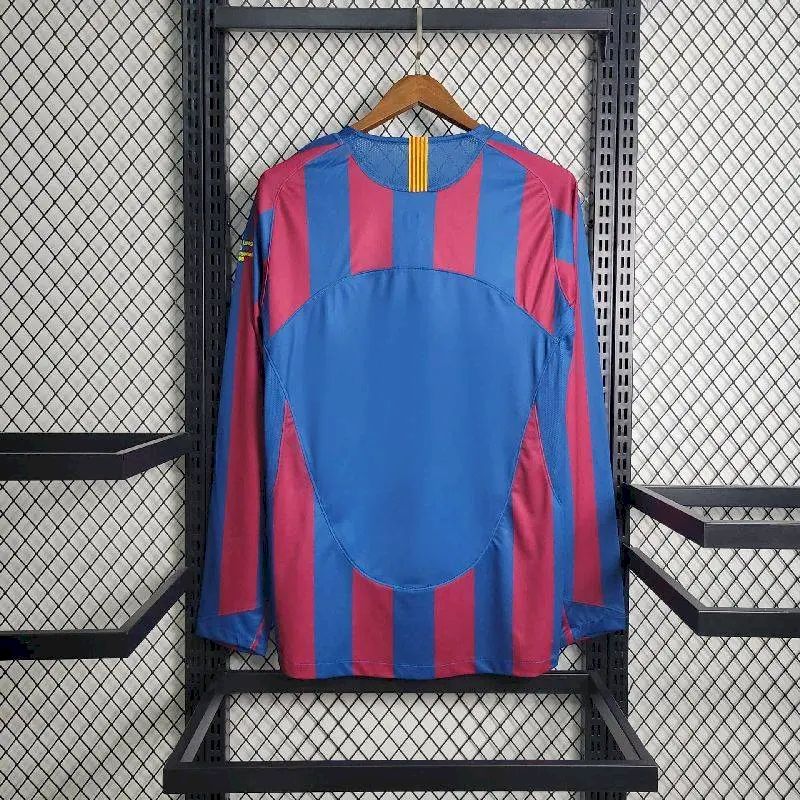 2024022612302534.jpg Retro Barcelona 2005/06 Home UCL Edition Long Sleeve Jersey - Image 2