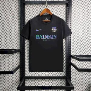Mens Barcelona 2023/24 Balmain Co-Branded Edition T-shirt