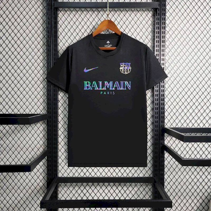 2024031015405819.jpg Mens Barcelona 2023/24 Balmain Co-Branded Edition T-shirt - Image 1