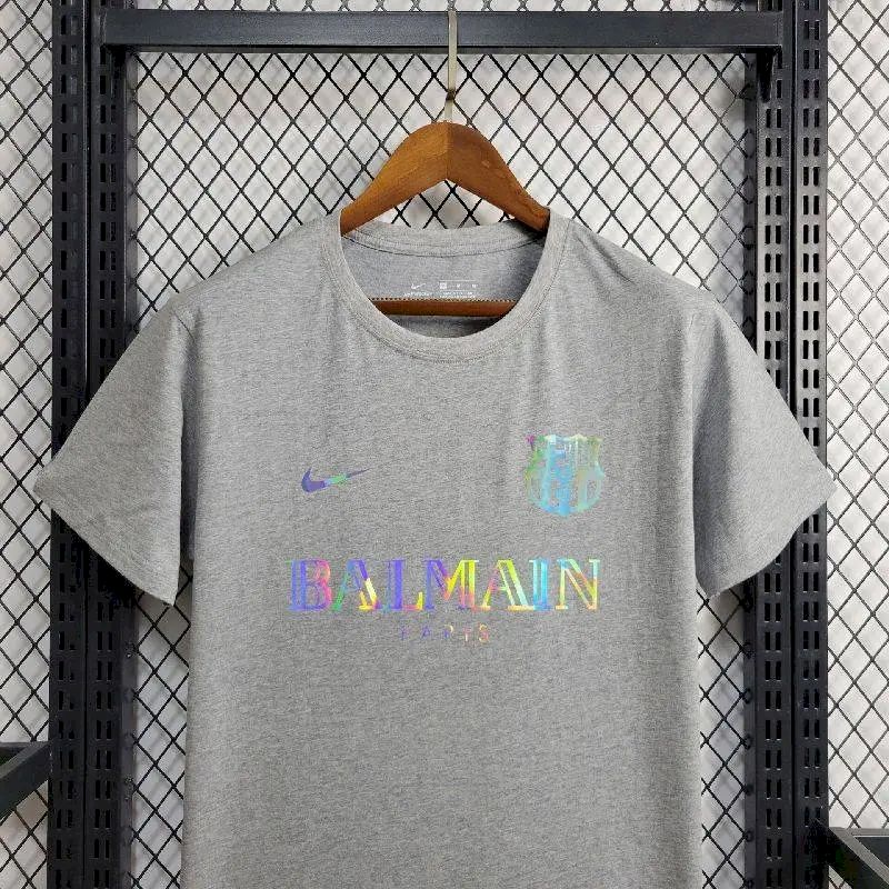 2024032516140425.jpg Mens Barcelona 2024/25 Balmain Co-Branded Edition T-shirt - Image 2