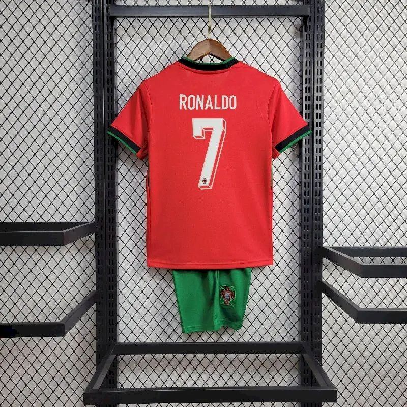 2024032516312120.jpg Kids Portugal 2024/25 Euro Home Kit - Image 7