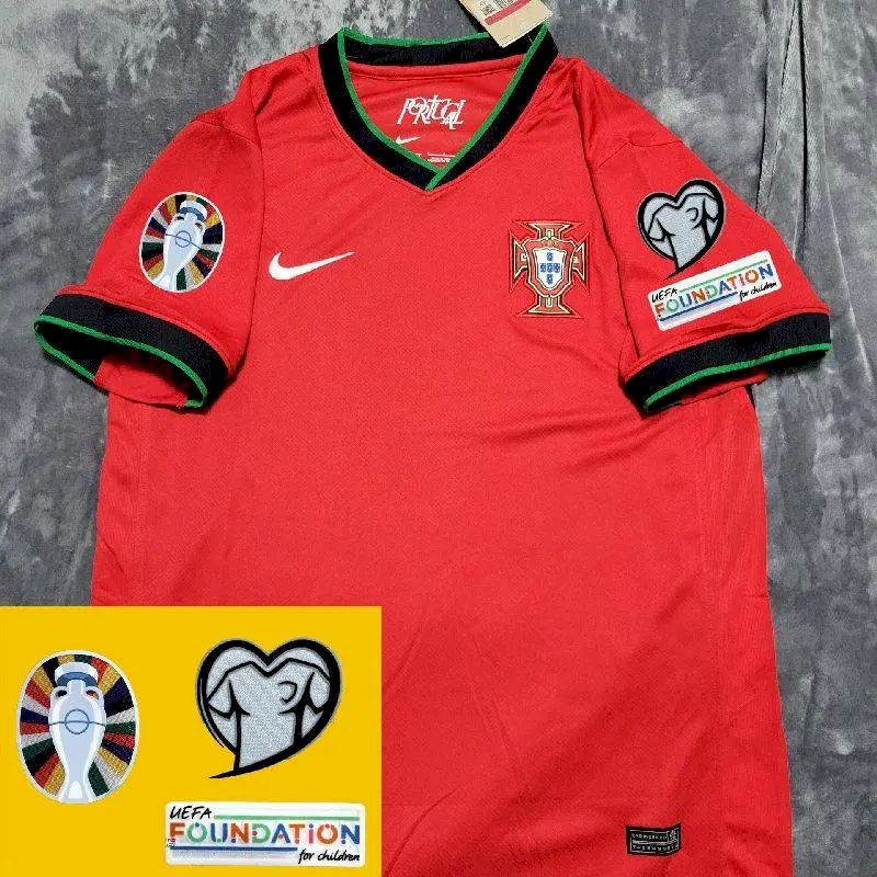 2024032516314579.jpg Kids Portugal 2024/25 Euro Home Kit - Image 9