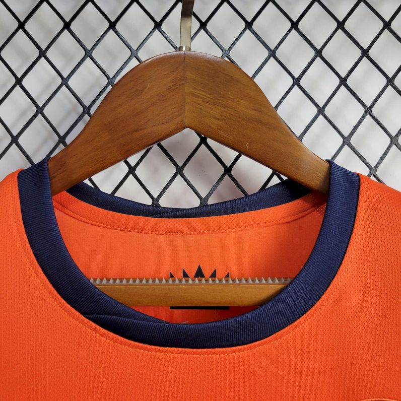 202405162215437.jpg Kids Netherlands 2024-25 Euro Home Kit - Image 9