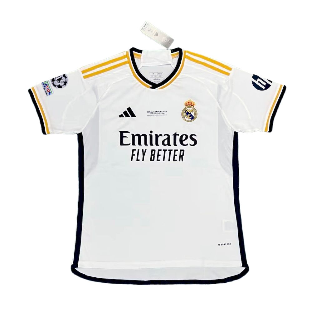 2024060121101890.jpg Mens Real Madrid 2023/24 Home Champions League Champions Jersey - Image 1