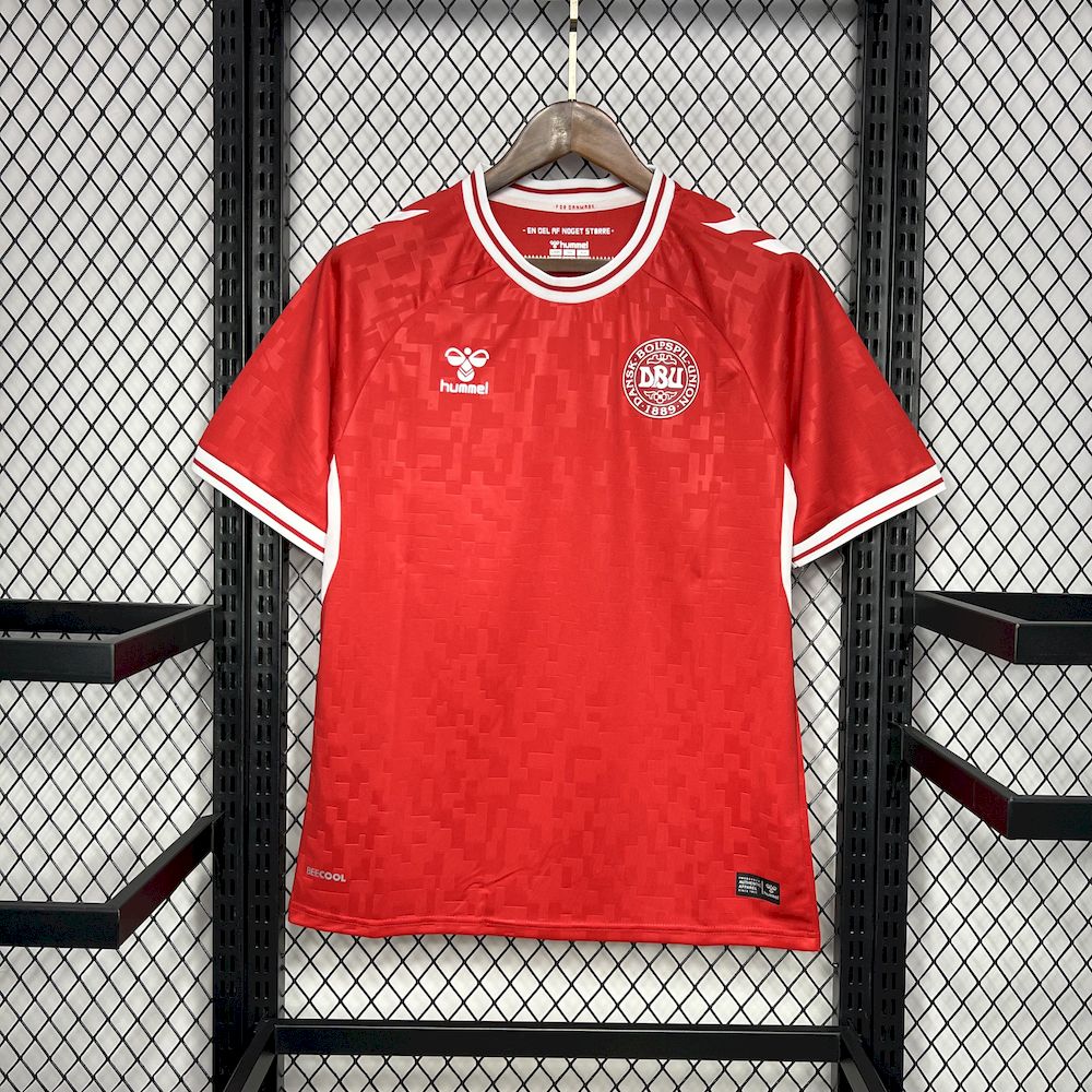 2024060818524511.jpg Mens Denmark 2024/25 Euro Home Jersey - Image 3