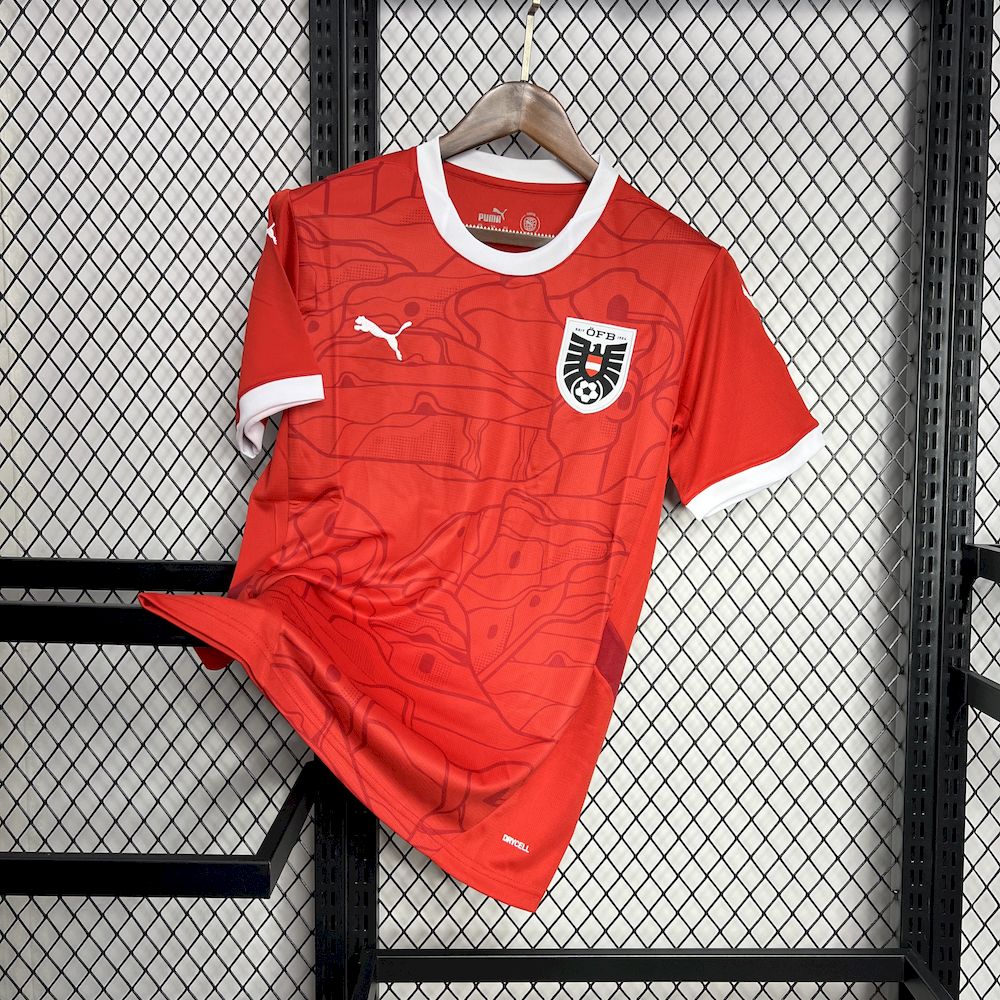 202406081947253.jpg Mens Austria 2024/25 Euro Home Jersey - Image 7