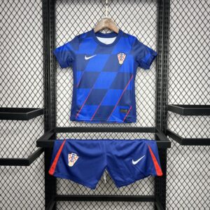 Kids Croatia 2024/25 Euro Away Kit