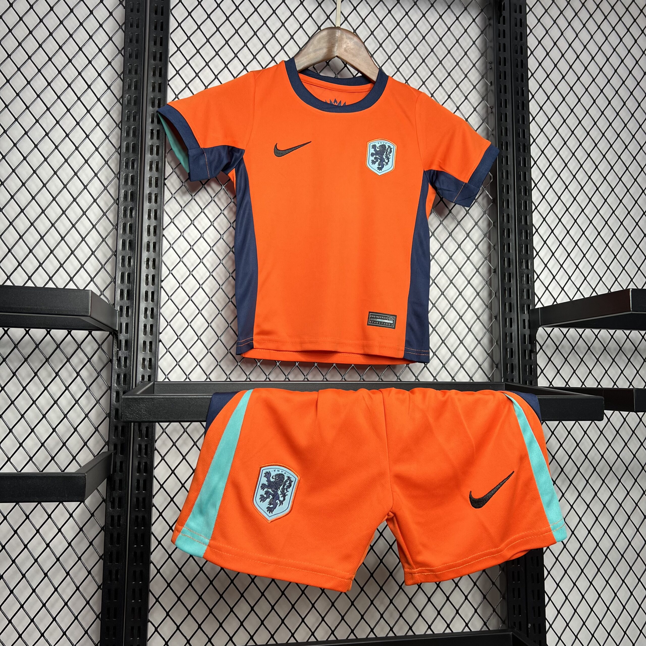 2024060822215028.jpg Kids Netherlands 2024/25 Euro Home Kit - Image 3