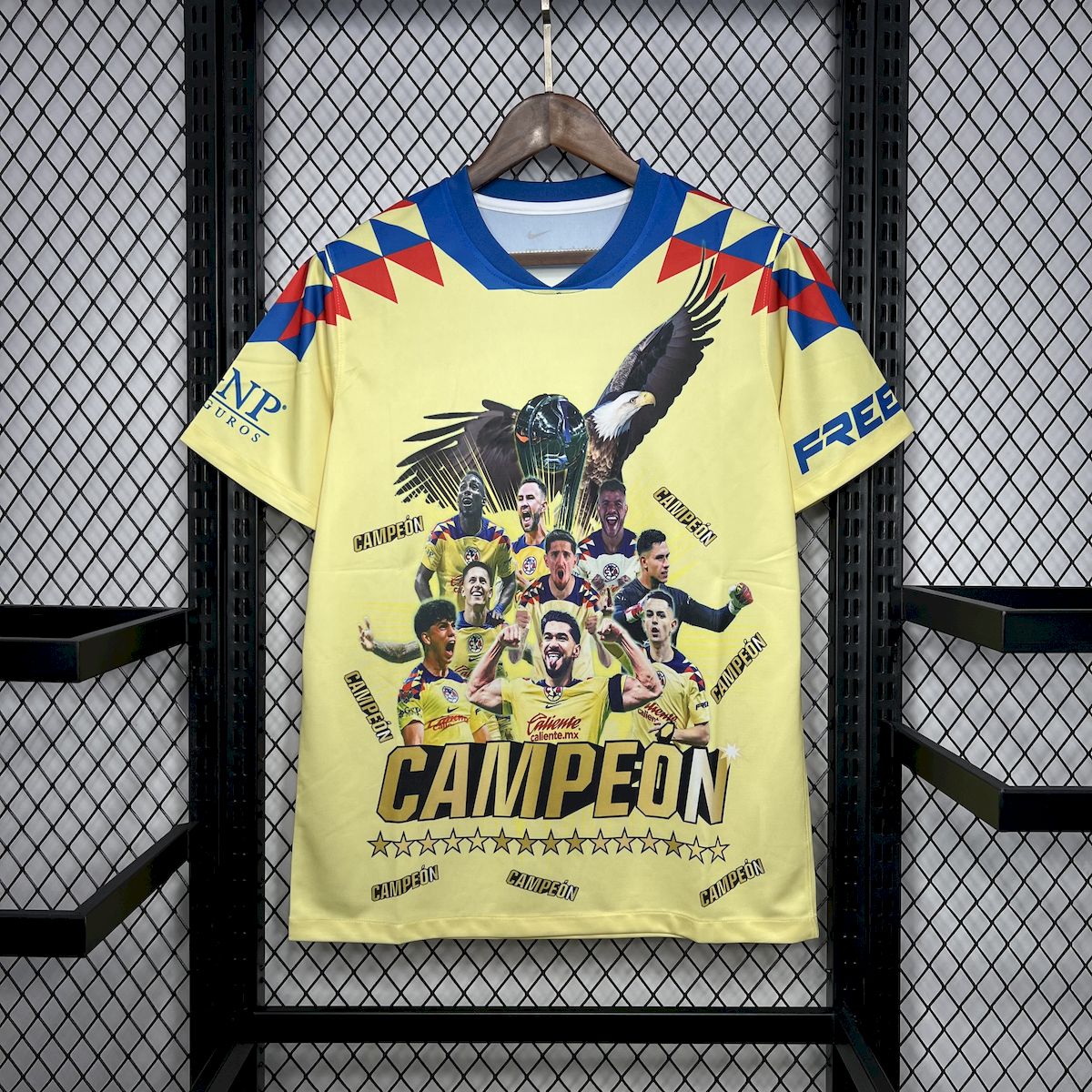 2024060919361247.jpg Mens Club America 2024/25 15 Champions Yellow Commemorative Edition Jersey - Image 6