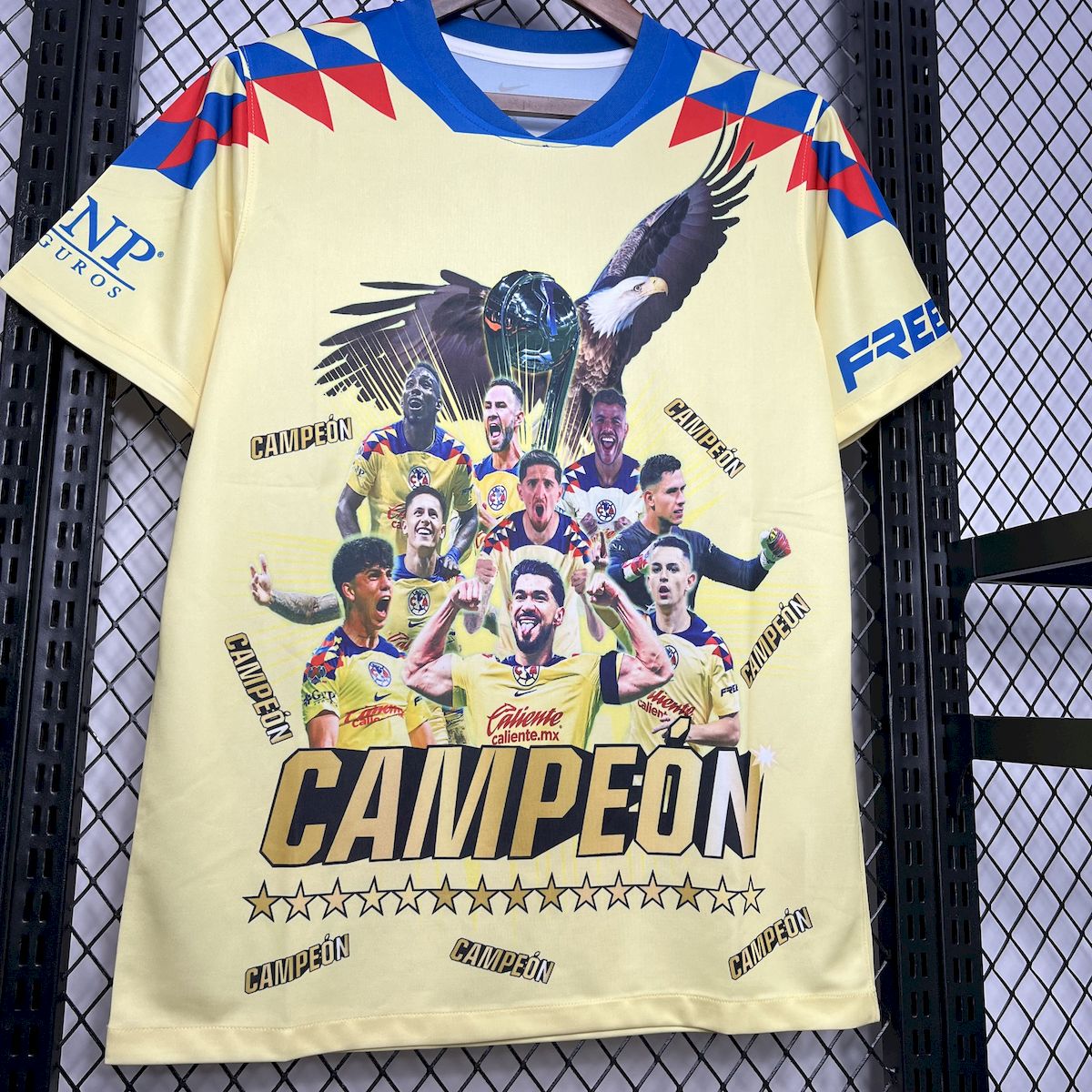 2024060919361496.jpg Mens Club America 2024/25 15 Champions Yellow Commemorative Edition Jersey - Image 5