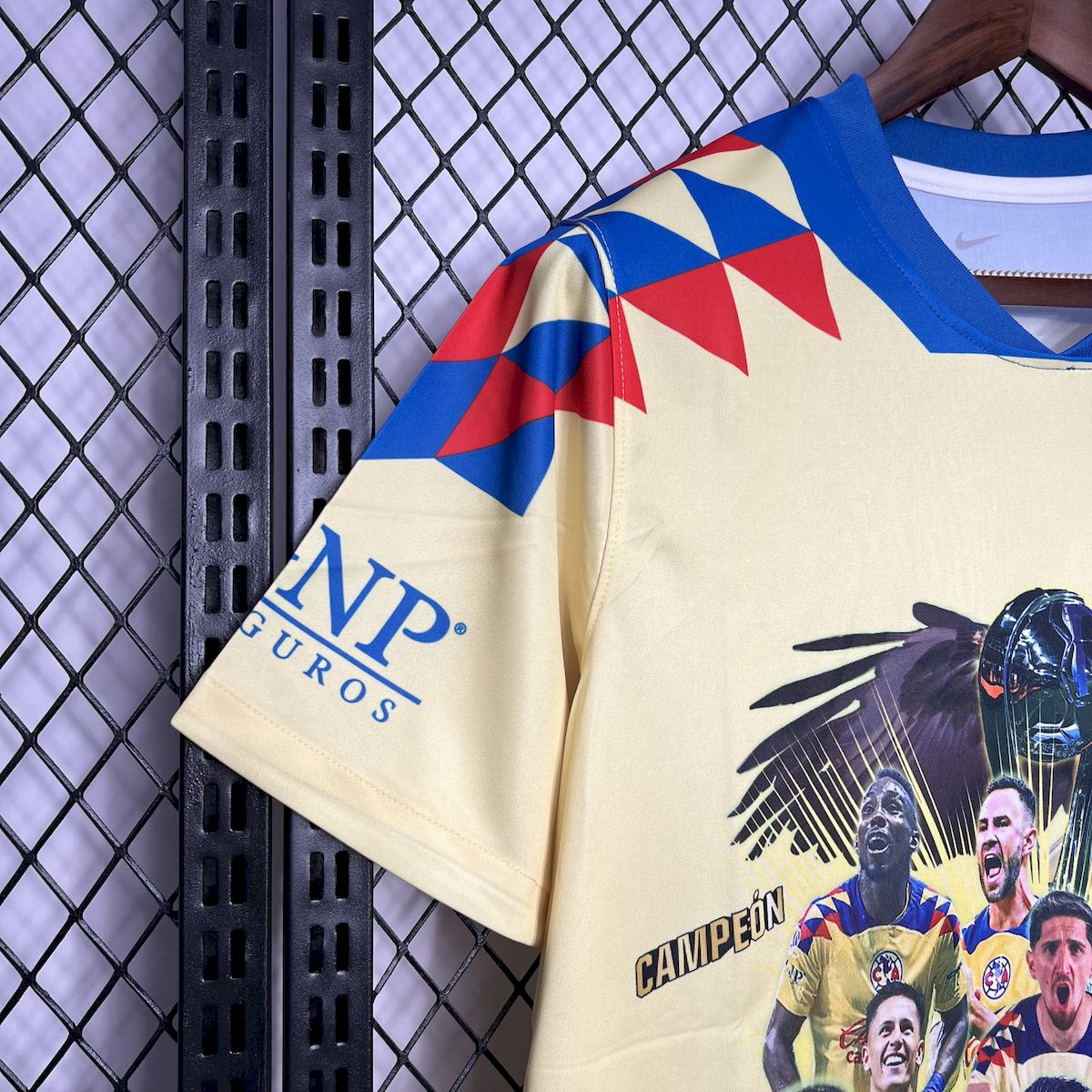 2024060919361622.jpg Mens Club America 2024/25 15 Champions Yellow Commemorative Edition Jersey - Image 4