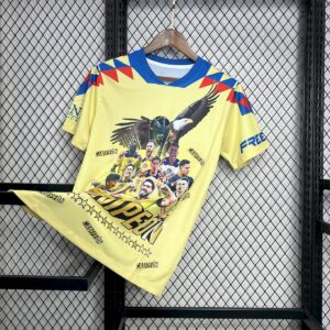 Mens Club America 2024/25 15 Champions Yellow Commemorative Edition Jersey