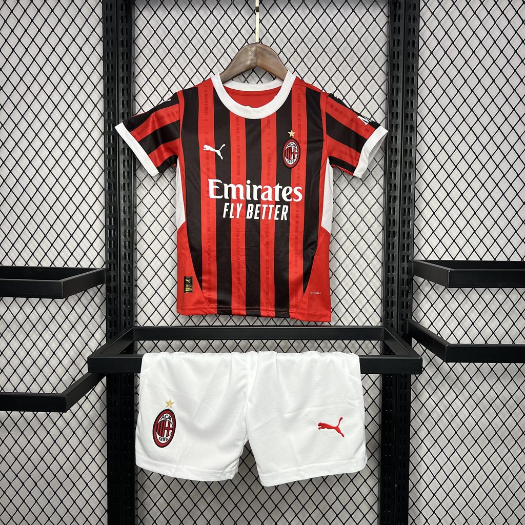 2024061323500768.jpg Kids AC Milan 2024/25 Home Kit - Image 1