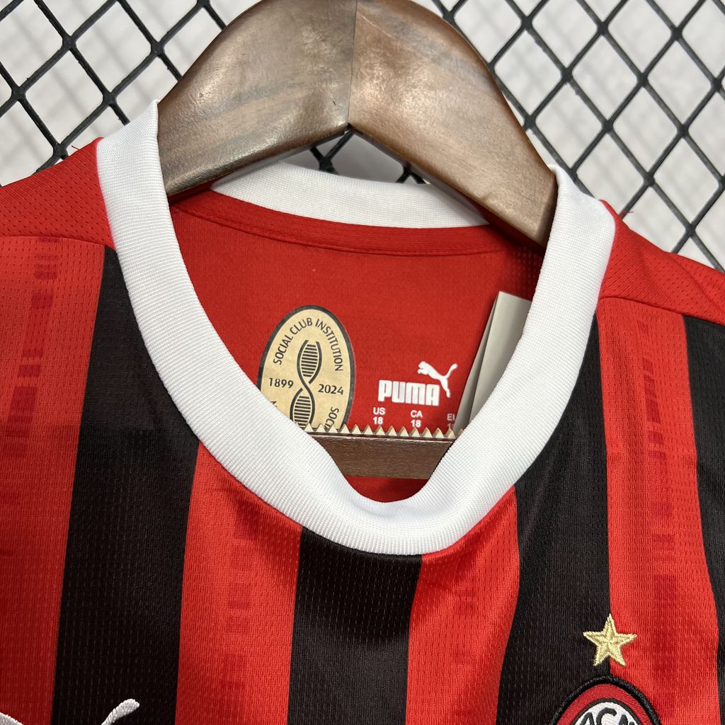 2024061323502060.jpg Kids AC Milan 2024/25 Home Kit - Image 4