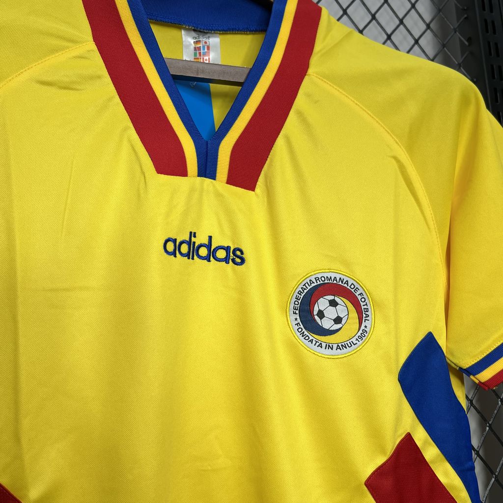 2024061323591247.jpg Retro Romania 1994 Home Jersey - Image 6