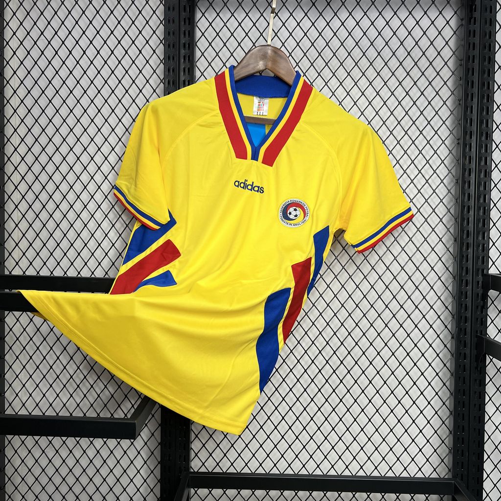 2024061323591737.jpg Retro Romania 1994 Home Jersey - Image 3