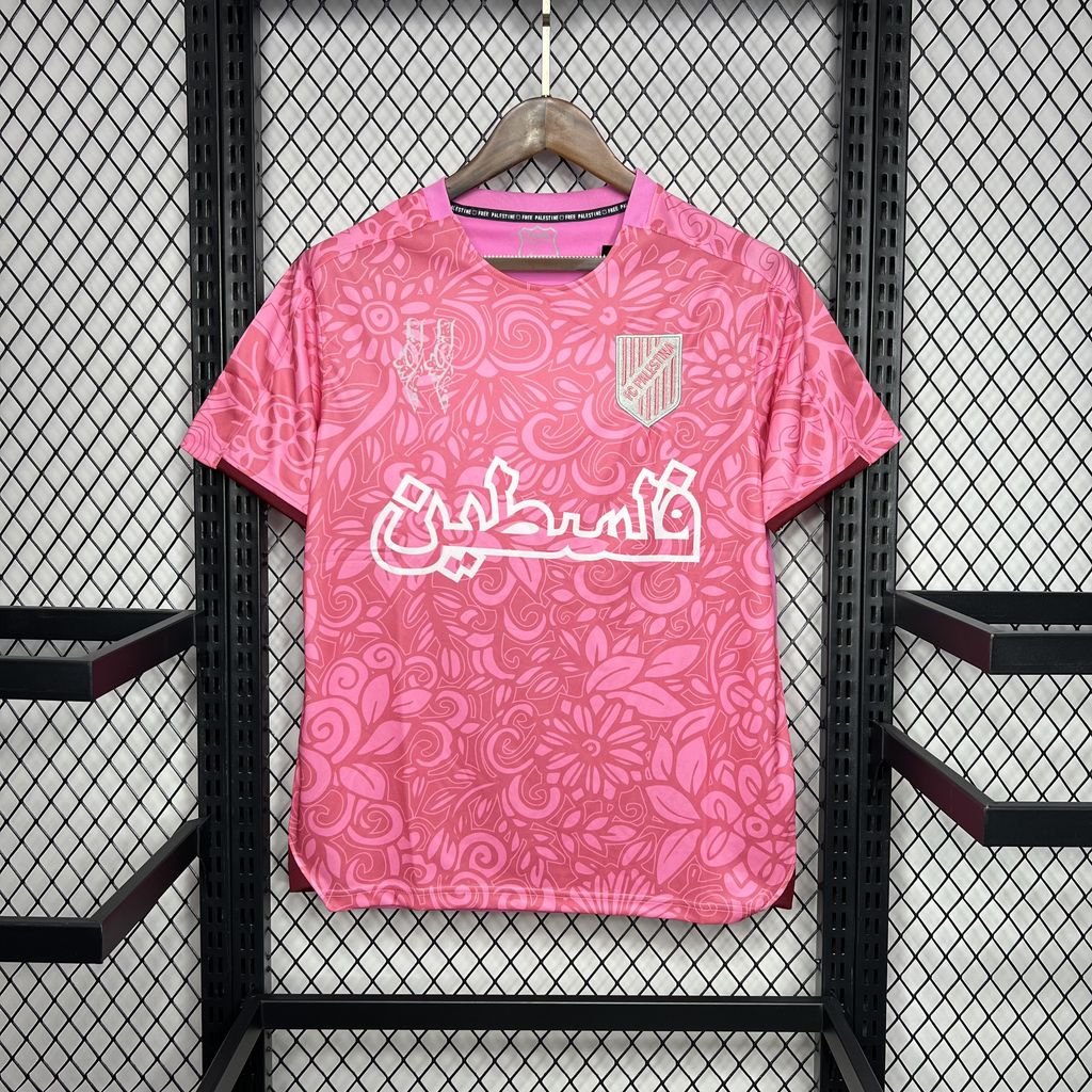 202406250642265.jpg Mens CD Palestino 2023/24 Pink pre-match Jersey - Image 7