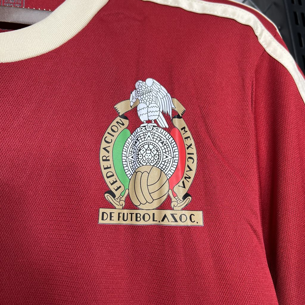 2024062522024743.jpg Mens Mexico 2024/25 Claret T-Shirt - Image 4