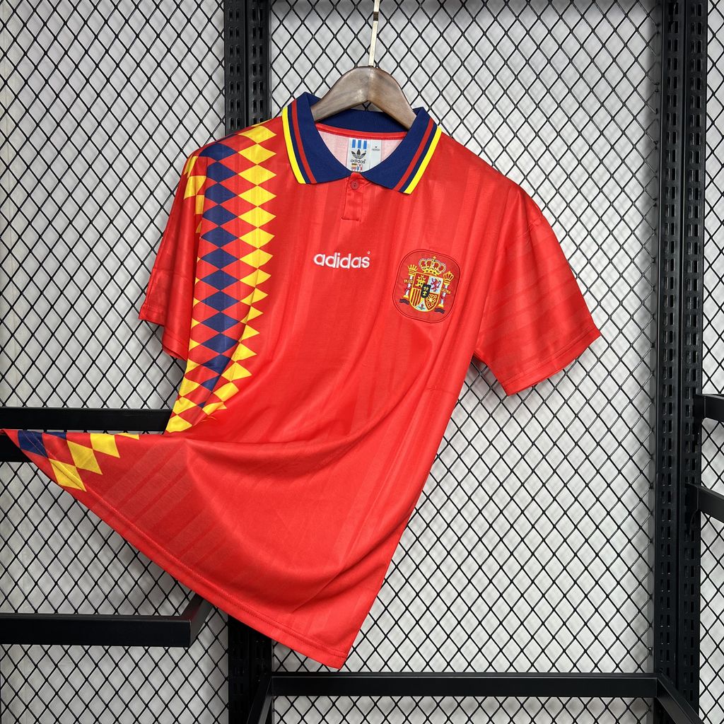 2024062522055634.jpg Retro Spain 1994 Home Jersey - Image 6